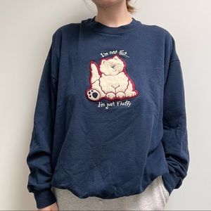 Vintage Cat Sweater